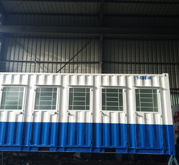 Container toilet 20 feet